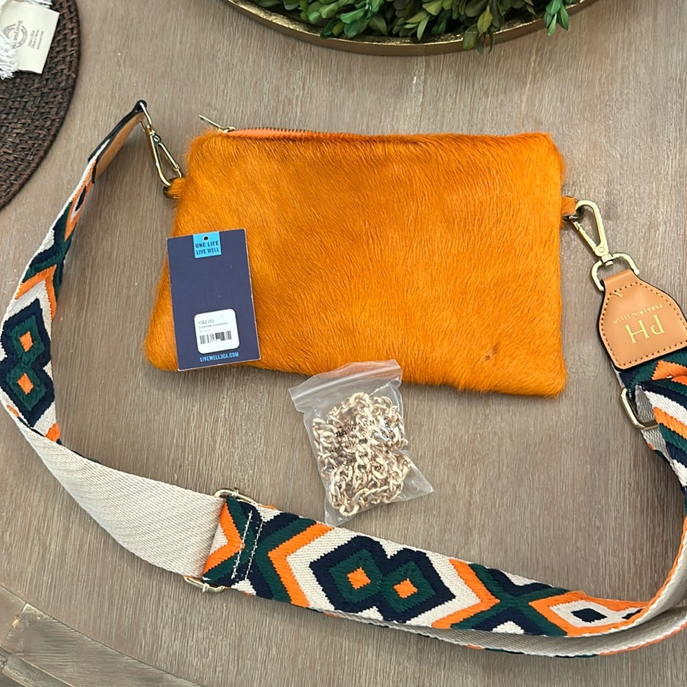 Never used cowhide crossbody